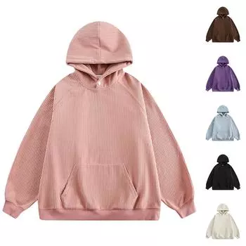 Спортивный костюм с капюшоном, унисекс, одежда для бега, пуловер с длинными рукавами, толстовка с капюшоном L бежевый