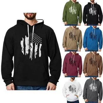 Спортивный костюм с капюшоном, унисекс, одежда для бега, пуловер с длинными рукавами, толстовка с капюшоном L зелёный