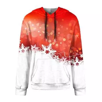 Спортивный костюм с капюшоном, унисекс, одежда для бега, пуловер с длинными рукавами, толстовка с капюшоном M винный