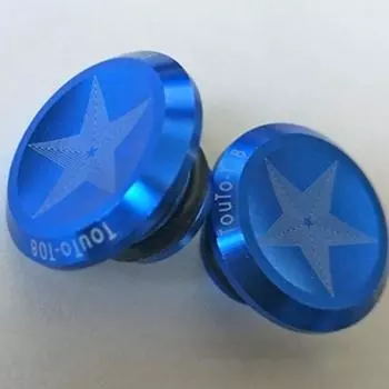 Спортивный модный уличный набор из 2 шт., алюминиевый руль для горного велосипеда, ручки из сплава, заглушки, концы стержней красный