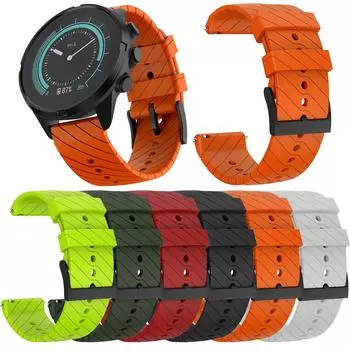 Спортивный мягкий силиконовый ремешок для замены медных часов Suunto 9/9 Baro