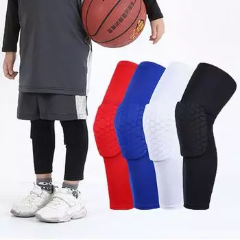 Спортивный наколенник компрессионный наколенник баскетбол бег волейбол футбол для детей безопасность тренажерный зал тренировка поддержка колена протектор XS
