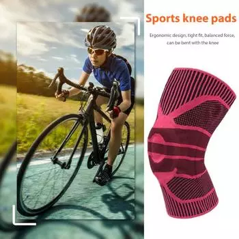 Спортивный наколенник, компрессионный наколенник, высокоэластичный, супермягкий, износостойкий, нескользящий наколенник, рукав для ног XL черный серый