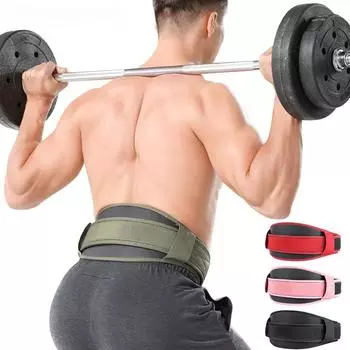 Спортивный поясной протектор Водопоглощающий и дышащий поясной протектор Двойная защита Стабилизация напряжения и защита от растяжений M чёрный