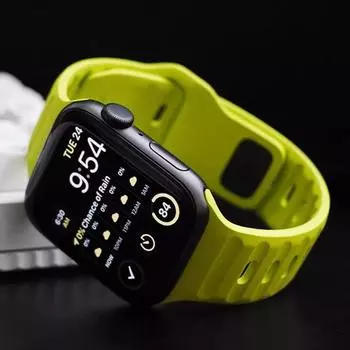 Спортивный ремешок для Apple Watch Band 44 мм, 49 мм, 45 мм, 42 мм, 41 мм, 40 мм, аксессуары, браслет Correa iwatch Series 8, 7, 6, 5, 4, 3 se ultra
