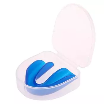 Спортивный шок Зубы Рот Бокс Зубной скрежет Защитник Зубы Защитник синий