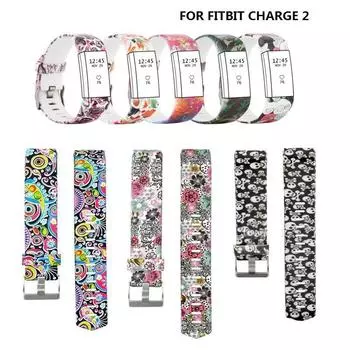 Спортивный силиконовый ремешок для браслета Fitbit Charge 2, сменные аксессуары для умных браслетов L