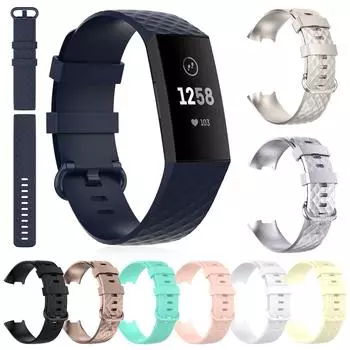Спортивный силиконовый ремешок Malinaisi, сменный ремешок для Fitbit Charge 3 SE/Charge 4 SE