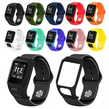 Спортивный силиконовый сменный ремешок Malinaisi для TomTom Runner3/2 Adventurer