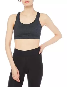 Спортивный Средний уход за антибактериальным и запахом на весь день Активная поддержка Старый черный темно-синий [Danskin] Бюстгальтер, Поддержка, Тряска, Устойчивый, Бюстгальтер, Женский, Модель,