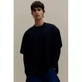 Спортивный топ HM свободного кроя dryMove черный S