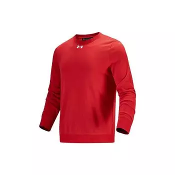 Спортивный вязаный пуловер с круглым вырезом Under Armour Training, мужские топы, красный 21600301-600 L