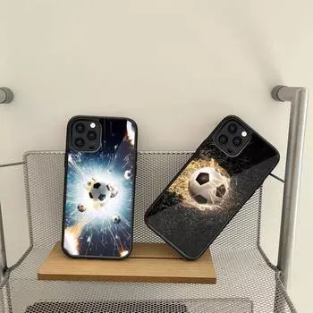 Sports Football Phone Case For Samsung S7 S8 S9 S10 S20 S30 Edge Plus Note 7 5 8 9 10 20 Pro Shell Silicone PC+TPU Cover Samsung S21 5G