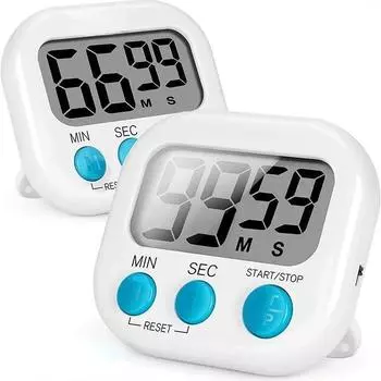Sports Home Alarm Timer Clock Electronic Kitchen Digital Chronometer Magnetic Cooking LCD Stopwatch Countdown Reminder Tool Egg