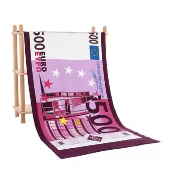 Sports Microfiber Towel Bright Print Highly Absorbent Swimming Travel Supplies 500 Euros