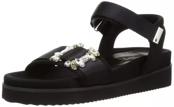 Sports Sandals Bijou Motif Footbed Sandals B cm [Macintosh London] Women s 24.0 cm~24.5