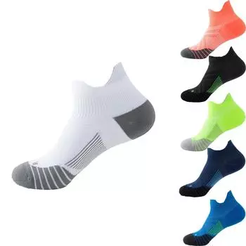Sports Socks Shallow Socks Non-slip Sports Socks L чёрный