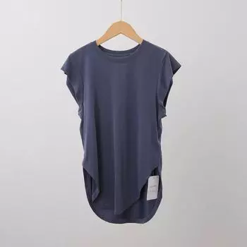 Sports Tops Women s Loose Blouse Gym Quick Drying Clothes T-shirt Casual Vest Running Yoga Short Sleeve Summer Blue S