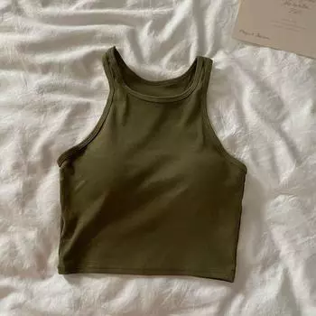Sports Underwear Women Shockproof Anti-sagging Push up High Strength Running Fitness Vest Yoga Clothes Top Outer Wear Bra Green Free size (40.00kg -67.50kg)