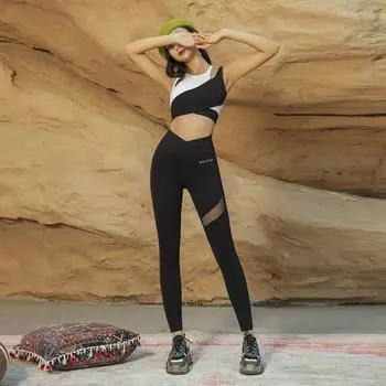 Sports Vest Yoga Clothes Women Summer 2023 New Slim fit Slimming Outer Wear Inner wear Beauty Back Running Short Top Picture Color S