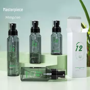 Spot 100 мл, 120 мл, 150 мл полупрозрачный черный скошенный плечевой пластиковый распылитель для спирта 120ml spray bottle PET