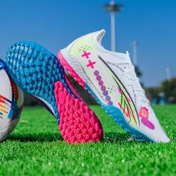 Spot 2025 новые граффити детские юношеские футбольные бутсы длинные ногти сломанные ногти соревнования тренировки искусственная трава 35