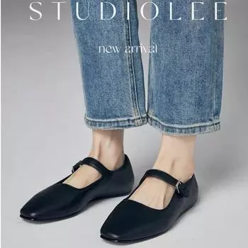 Spot all cowhide version~ Soft-soled genuine leather Mary Jane shoes women s single shoes with shallow mouth flat-soled small leather shoes 34