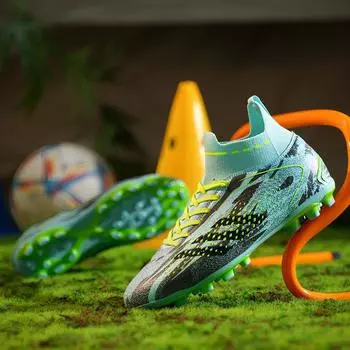 Spot football shoes men s spikes football adult sports shoes large size TF artificial grass training shoes 34