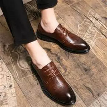 [Spot] Leather shoes men s lazy one-pedal breathable Doudou shoes men s size 37 men s casual leather shoes are light and soft 37 чёрный