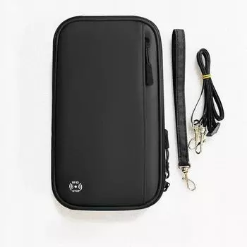 Spot Многофункциональная дорожная обложка для паспорта с защитой от кражи RFID - Большая вместительная сумка через плечо королевский синий