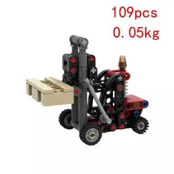 Spot MOC-57739 109pcs153524 small particle assembly building blocks industrial forklift model toy gift set ornaments