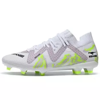 Spot Retail Футбольные бутсы High Top AG Long Nails Молодежные студенческие тренировочные бутсы TF Broken Nails Искусственная трава Бутсы Footba Shoes 35 оранжевый
