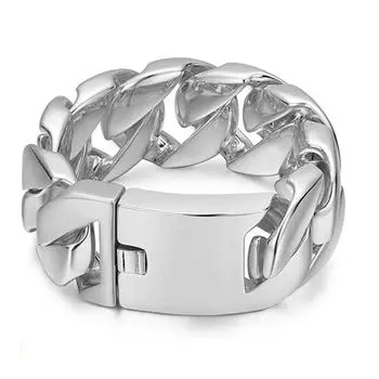 Spot stainless steel men s rough bracelet casting titanium steel 316L stainless steel bracelet bracelet Amazon explosion