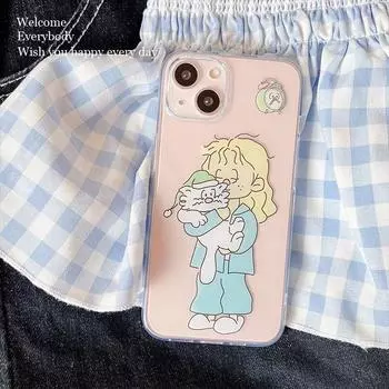 «Спящая девушка — совместимо с устройствами Apple 15/14/13/12/11/PRO/PROMAX/XSMAX/XR/XS/X». Apple 12PROMAX