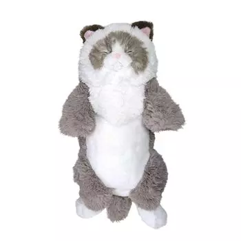 Спящая кукла Sunlemon Lap Cat GYBR 22 x 14 x 47 см, мягкая игрушка, милый кот, бежевый P-1263