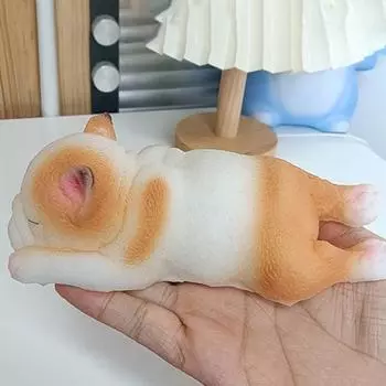 Спящая собака Сжимаемая игрушка Тревога Снятие стресса Лежащий щенок Пингвин Щипок Сенсорный E