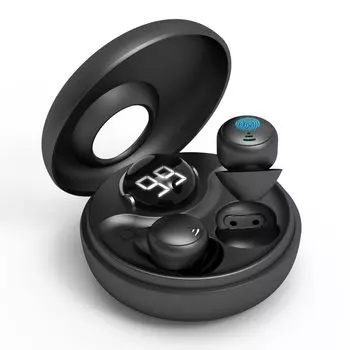 Спящий беспроводной Bluetooth сон сон мини-канал высокий звук левый и правый разделены один микрофон включен телефон, 5.3, улучшение, наушники,