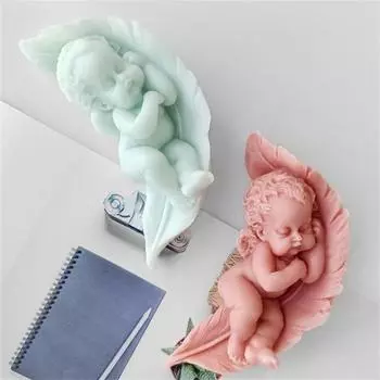 Спящий ребенок Форма Спящий ангел Силиконовая форма DIY Изготовление X3UC