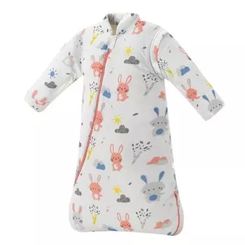 Спящий ребенок Легко надевать и снимать Предотвращает замерзание Длинные рукава можно [HAYAHARU] Спальный мешок, Спальный мешок, выкл., Хлопок,