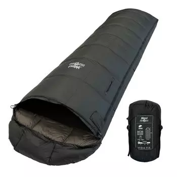 Спящий Спящий Все Максимальная температура использования Мешок, Мешок, Лето/Зима, Сезоны, Кемпинг, Пух, Компактный, -5 (черный) чёрный