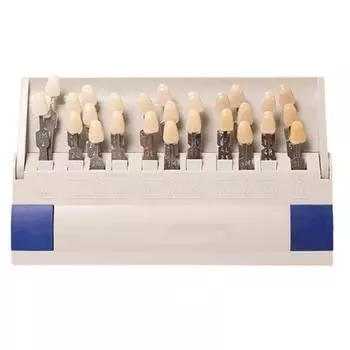 Справочник по оттенкам для отбеливания зубов. Сравнение 29 цветов. Таблица оттенков для индивидуально съемных отбеливающих зубов.