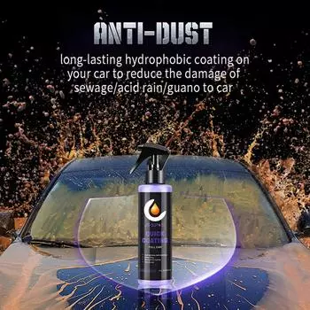 Spray Coating Agent Car Coating Spray 50ml/100ml Paint Brightening Car Wax Spray Polish Agent Coating Wax Polishing For Scratch