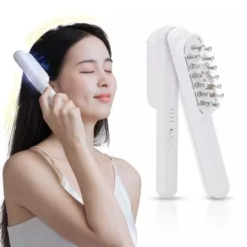 Spre kayou Electric Scalp Scalp Facial Beauty Device RF EP EMS Aesthetic LED USB Easy to Automatic Off 10 Minut Японская инструкция по эксплуатации