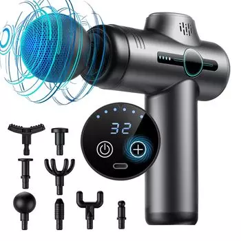 Spre kayou Fascia Release Gun Handy Gun Fascia Gun уровни мощной вибрации 8 головок в комплекте Самая высокая скорость 3600 MINI 2000 мАч большая емкость 8