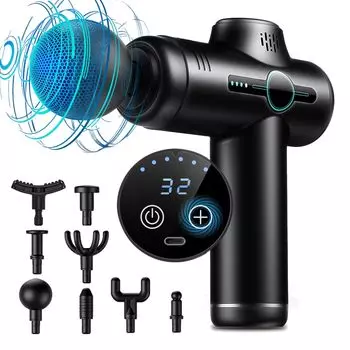 Spre kayou Fascia Release Handy Fascia Gun уровни мощной вибрации 8 головок включены Самая высокая скорость 3600 MINI 2000 мАч большая емкость 8 часов