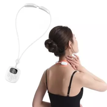 Spre kayou Устройство для релаксации шеи EMS Шея Шея Плечи Подарок Беспроводной нагреватель Расслабление шеи 4 режима 9 уровней Ультралегкий 55 г Тихий