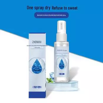 Спрей-антиперспирант для тела Zhenxiu с тетрахлоргидроксидом алюминия и циркония - освежающий аромат для удаления запаха подмышек Roll-On 30ml