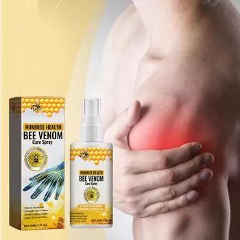 Спрей Bee Care, онемение рук и ног, кровообращение, улучшение гибкости, ежедневный массаж тела 30 мл One Size