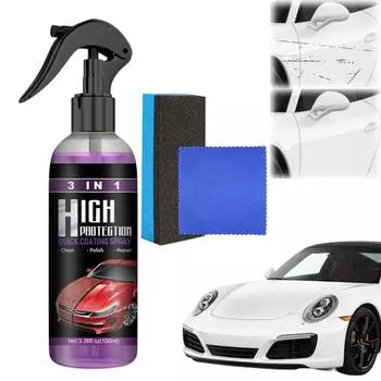 Спрей для автомобильного покрытия Newbeeoo, спрей для быстрого автомобильного покрытия с высокой степенью защиты 3 в 1 30ml