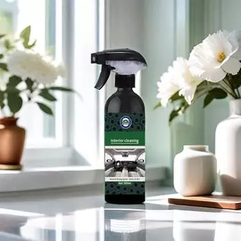 Спрей для чистки салона 300 мл, пенящийся очиститель приборной панели автомобиля, универсальный очиститель для сидений автомобиля, очиститель приборной панели с губкой и полотенцем CHINA